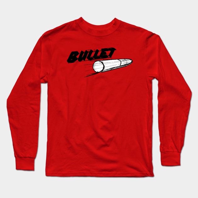 Bullet Records Long Sleeve T-Shirt by MindsparkCreative